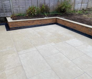 Garden brick walling