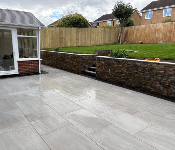 Porcelain paving