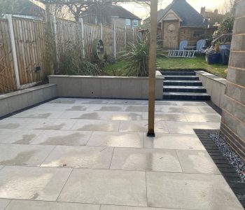 Porcelain Tile Patio