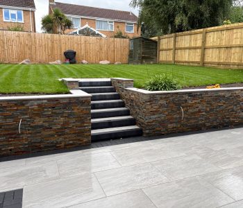 Porcelain paving