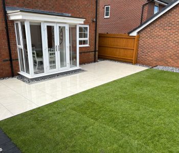GV Paving - Porcelain Gravel Turf 1